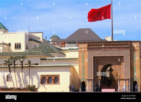 Morocco The Atlantic Coast Rabat Royal Palace Stock Photo Alamy