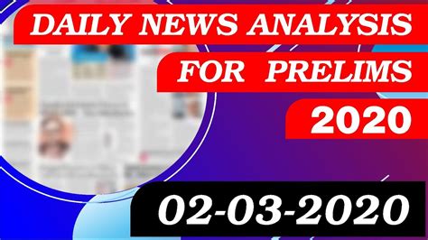 Manila, philippines — the filipino people's english competency in 2020 placed seven spots lower on a global proficiency index compared to last year. Daily Newspaper Analysis For Prelims 2020 || 02-03-2020 ...