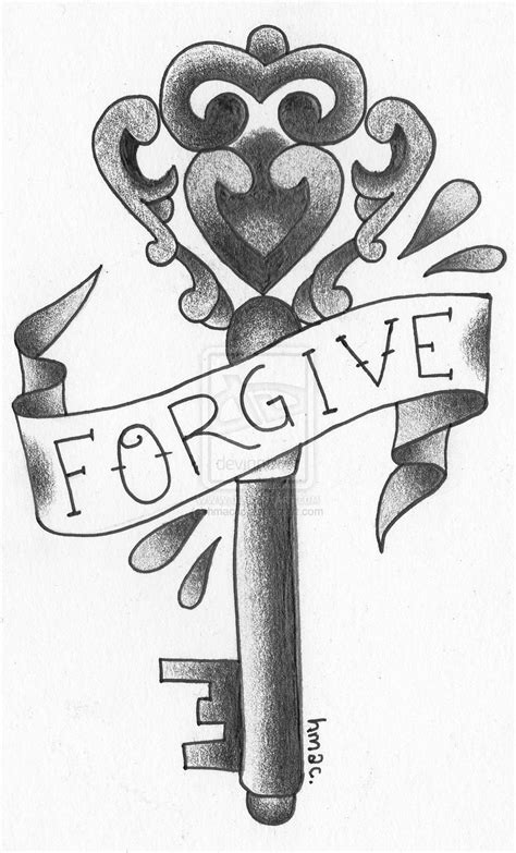 Forgiveness Forgive Tattoo Cartoon Drawings Easy Drawings