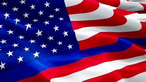 American Police Waving Flag National Stock Footage Video 100 Royalty