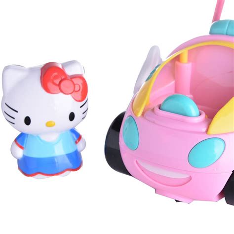 Rc Hello Kitty Remote Control Car Minions Doraemon Electric With Music Light Cute Brinquedos