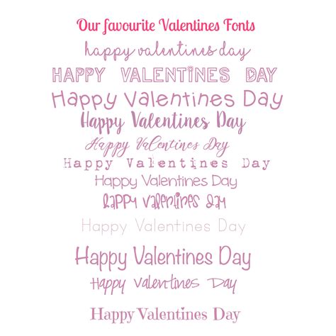 Valentines Day Fonts Perfect For Invitations And More Adventures With Four