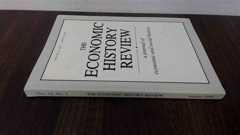 The Economic History Review Volume Li No 3 Aug 1998 A Journa Ebay