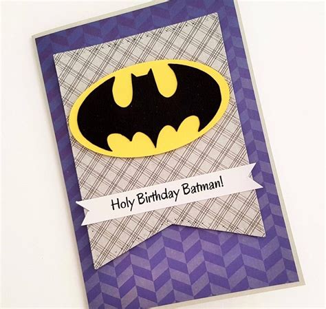 Write birthday on the piece of paper and cut the letters. Batman Birthday Card Ideas Unique Batman Birthday Cards ...