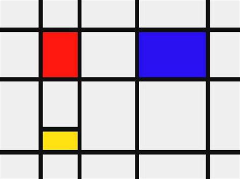 Surreal Art: Piet Mondrian's abstract trees art painting