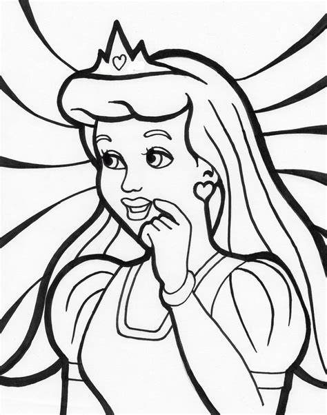 Dibujos Para Colorear De Princesas Reverasite