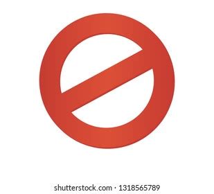 3d Red Ban Mark Crossed Circle Stock Vector Royalty Free 2301462669