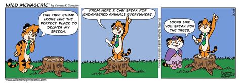 Comic Strip On Endangered Animals One True Media Sign In