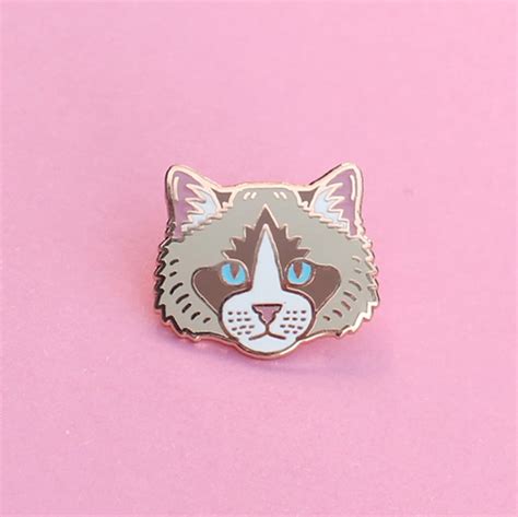 Enamel Pins Clorty Cat Crafts