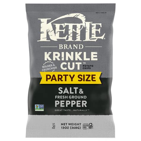Save On Kettle Brand Krinkle Cut Potato Chips Salt And Ground Pepper