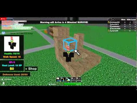 If you want to see all other game code, check. ROBLOX: Zombie Defence Tycoon Glitch? - YouTube