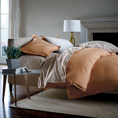 Salmonpeach With Grey Walls Wood Floors Luxury Bedding Sets Luxury