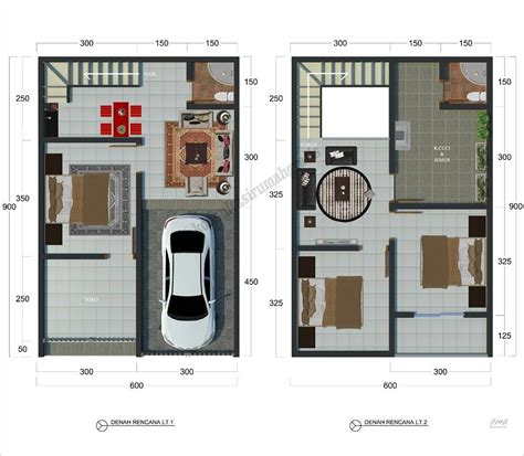 11 Denah Rumah Minimalis Type 36 Terbaru 2022 | dekorrumah.net