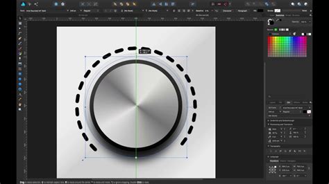 Create a 3D Dial Using Affinity Designer - YouTube