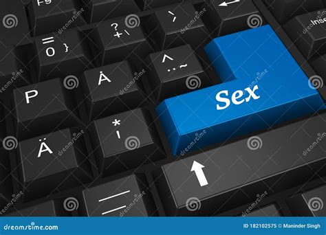 Keyboard Blue Key Sex Stock Image Image Of Takecare 182102575