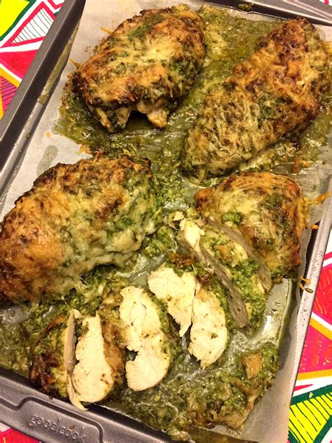 Baked Pesto Chicken Recipe With Parmesan Cheese Melanie Cooks