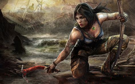 Tapety Umělecká Díla Fan Art Video Herní Postavy Lara Croft Tomb