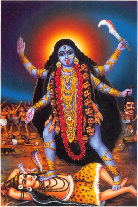 Kali Em História E Imagens Ideafixa Kali Goddess Kali Ma Mother Kali