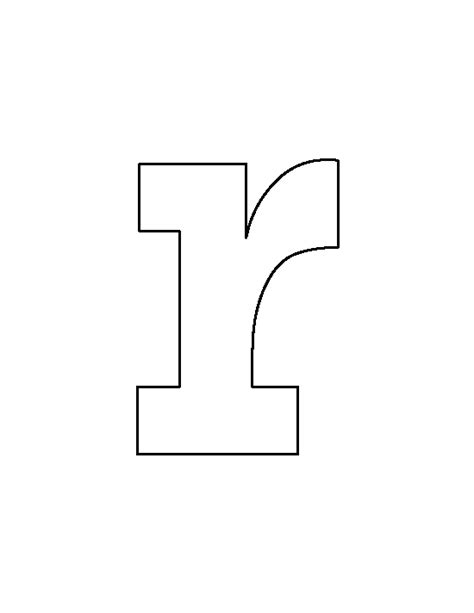 Lowercase Letter R Pattern Use The Printable Outline For Crafts
