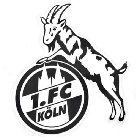 Fc köln and holstein kiel on may 26, 2021. 1. FC Köln Aufkleber "Geißbock" (schwarz)