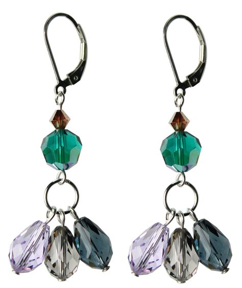 Crystal Drop Earrings • Swarovski Crystal Jewelry • Karen Curtis Nyc