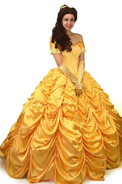Belle Costume Princess Disney Belle Dress Adult Etsy