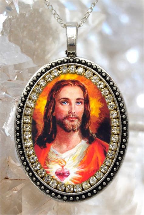 Jesus Christ Handmade Necklace Catholic Christian Religious Jewelry