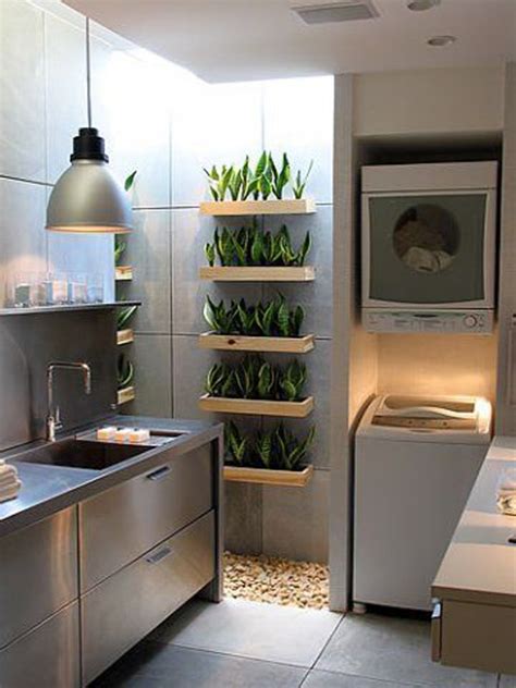 23 Tiny Laundry Room With Nature Touches Homemydesign