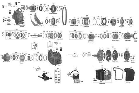 Cd4e Transmission Parts Diagram Trans Parts Online