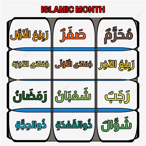 Islamic Months Hd Transparent Download Islamic Month Png Islamic