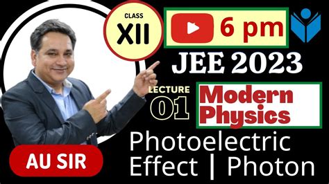 Photoelectric Effect Jee L Modern Physics Matter Waves Jee