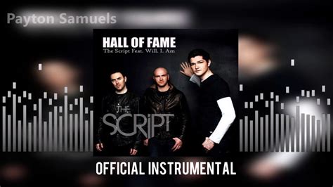 The Script Ft William Hall Of Fame Official Instrumental