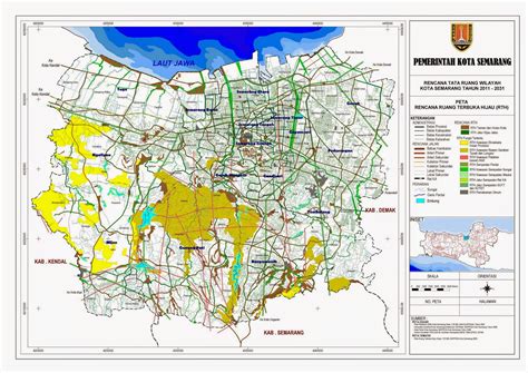 Peta Rencana Tata Ruang Wilayah Kota Semarang Terdiri Imagesee