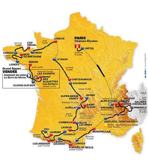 Le classement du tour 2019. Tour de France 2011: classement après la 4e étape