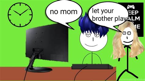 When A Gamers Brother Wants To Play On Gamers Pc Youtube