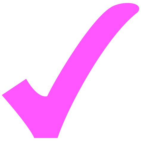 Free Pink Check Mark Download Free Pink Check Mark Png Images Free