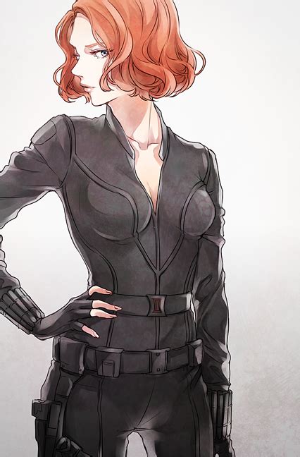 fanart friday black widow manga style beneath the tangles