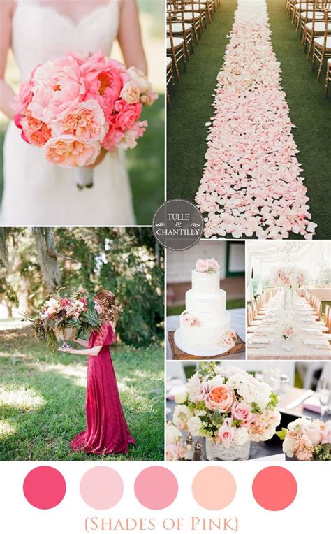 Top 5 Shades Of Pink Wedding Color Ideas And Inspiration Pink Wedding