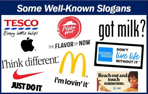 Famous Slogans And Logos