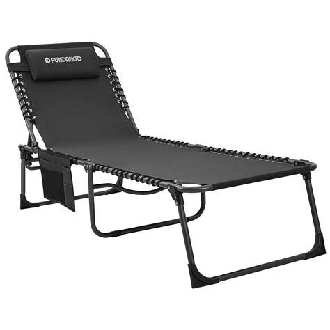 Buy Fundango Folding Chaise Lounge Chair For Outdoor Lawn Patio