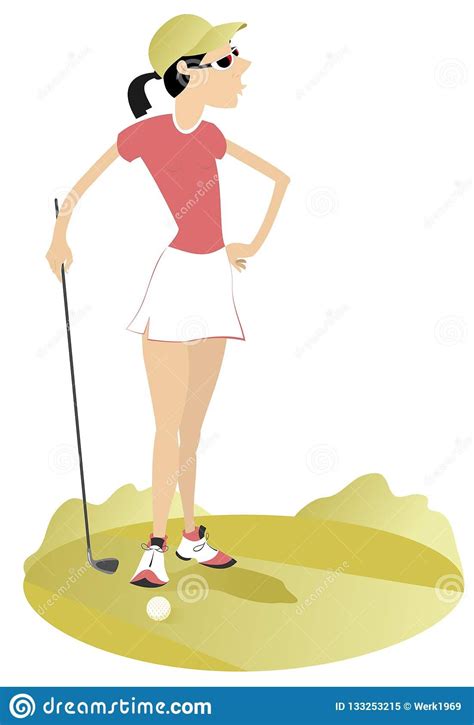 download 301 cartoon woman golfer stock illustrations vectors and clipart for free or amazingly