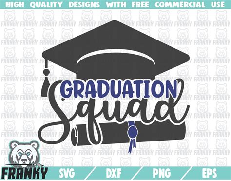 Graduation Squad Svg Dxf File Cut File Graduation Shirt Etsy Canada