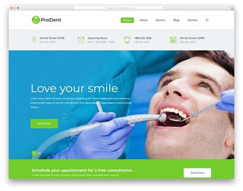 Dental Clinic Website Template Free Download Printable Templates