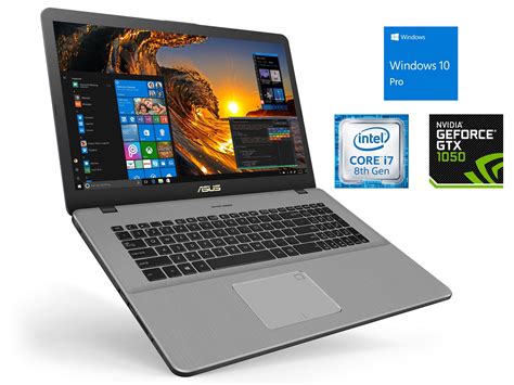 ASUS VivoBook Pro N705FD Notebook 17 3 FHD Display Intel Core I7