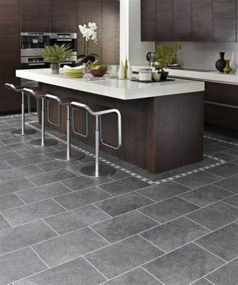 Grey Porcelain Kitchen Floor Tiles Flooring Ideas
