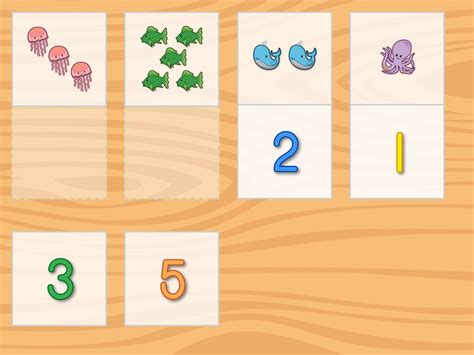 Number Pictures Matching Math Game Preschool Math Games Free