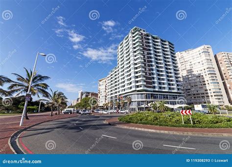 Beachfront City Skyline Durban South Africa Editorial Stock Photo