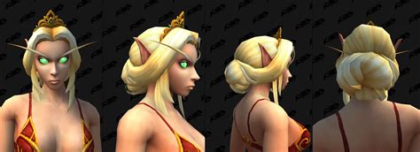 Spoilers Female And Male Blood Elf Customizations General