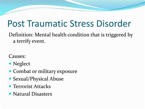 PPT Post Traumatic Stress PowerPoint Presentation Free Download ID
