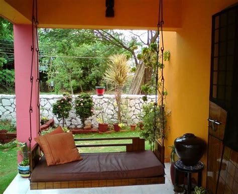 Best Verandah With Swing And Other Decor Items Gharpedia Home